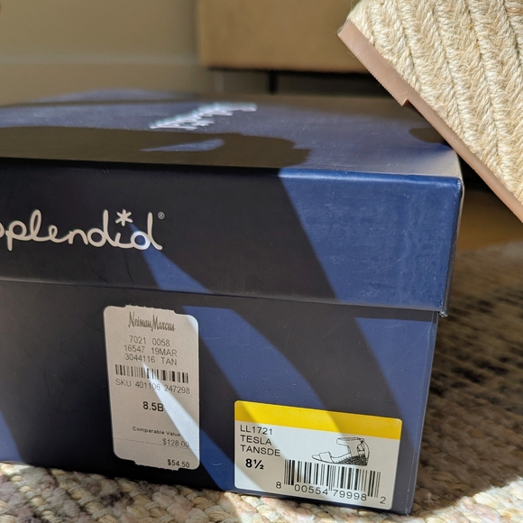 Splendid Tesla Tansde Tan Wedge Sandals NWT and Box. - Picture 8 of 11